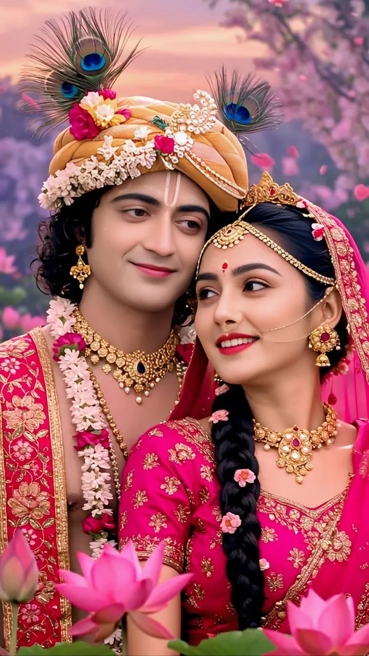 Radha Krishna Beautiful Love HD Image